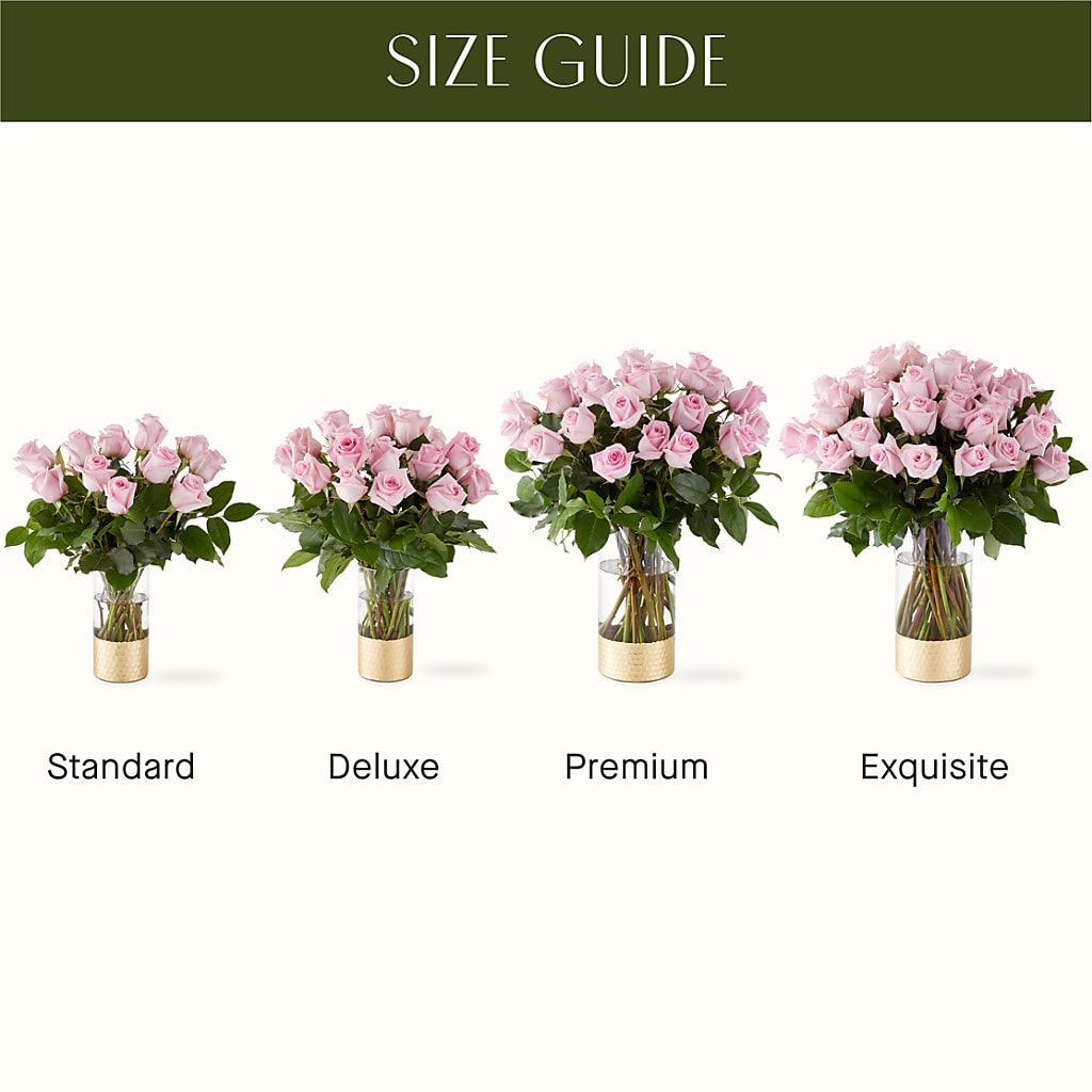 Picture Perfect Pink Rose Bouquet –  Buds N Bows, North Little Rock AR