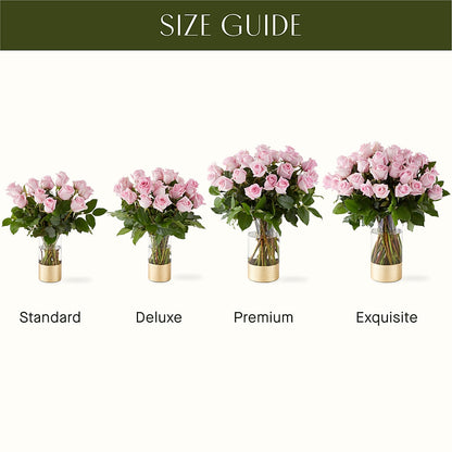 Picture Perfect Pink Rose Bouquet –  Buds N Bows, North Little Rock AR