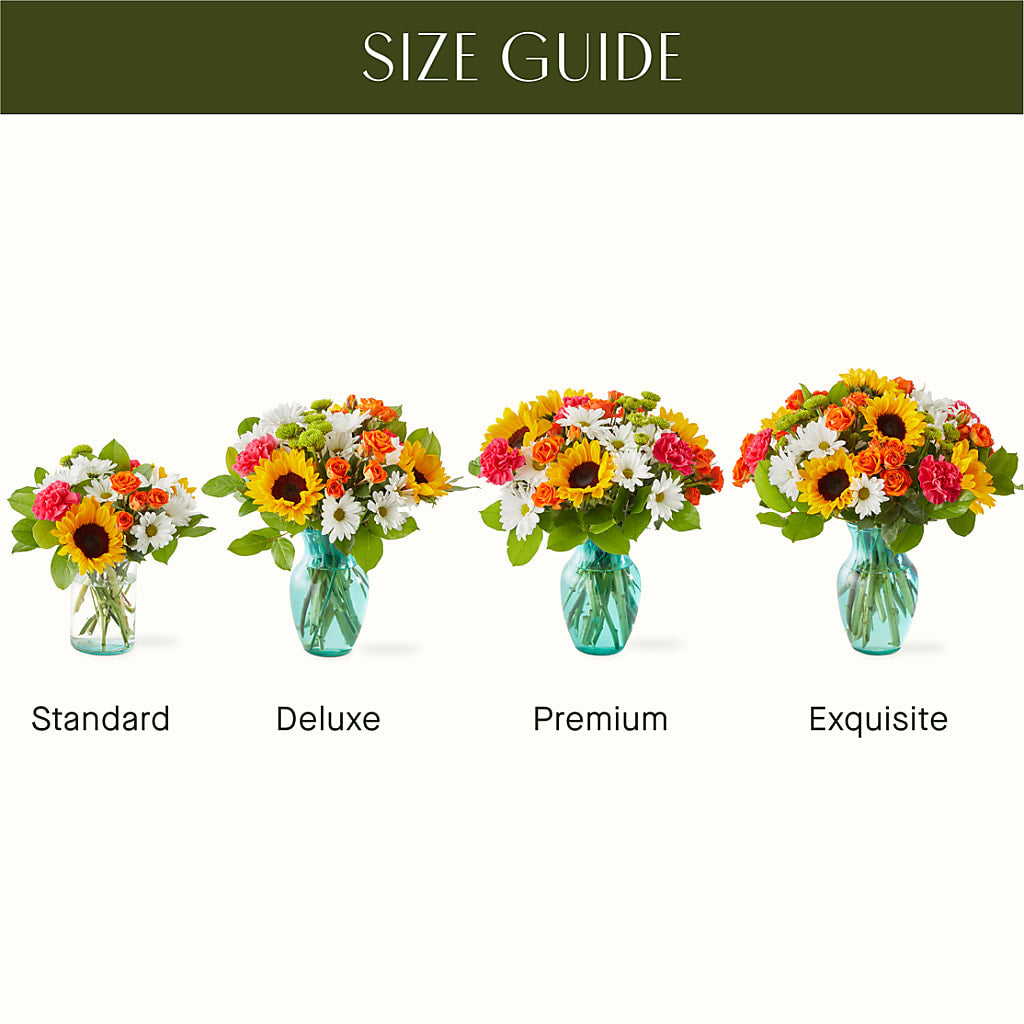 Sun-drenched Blooms Bouquet –  Buds N Bows, North Little Rock AR