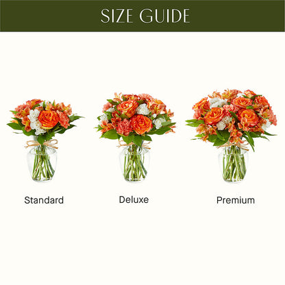 Apricot Glow Bouquet –  Buds N Bows, North Little Rock AR