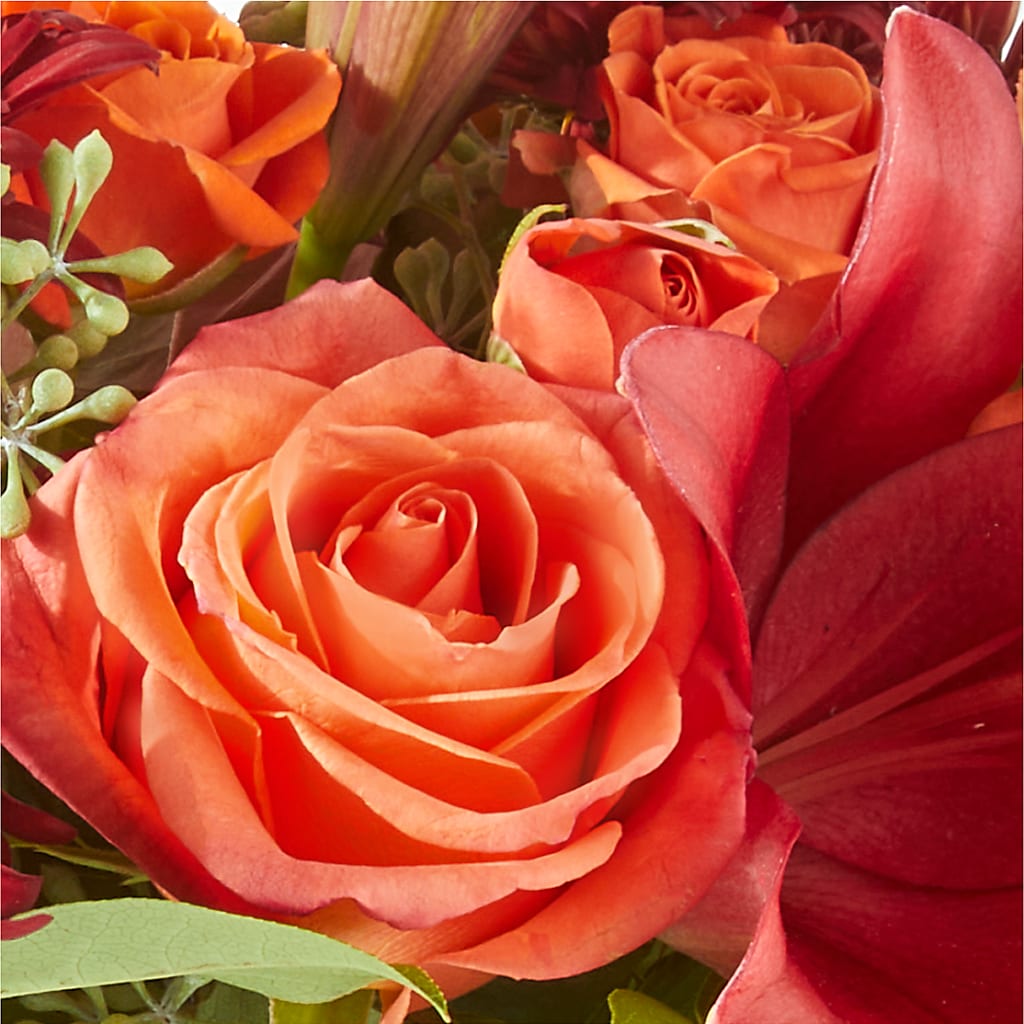 Crimson Leaves Bouquet –  Buds N Bows, North Little Rock AR