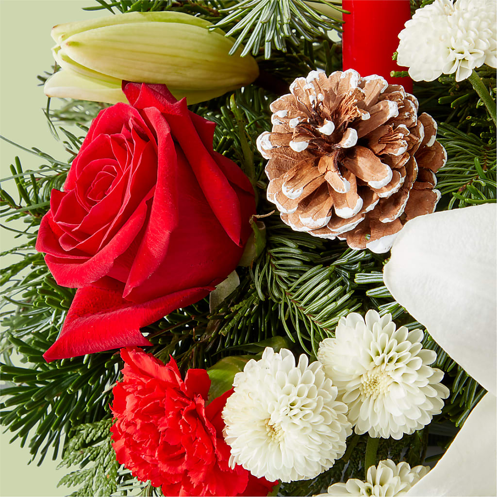 Seasonal Festivities Centerpiece –  Buds N Bows, North Little Rock AR