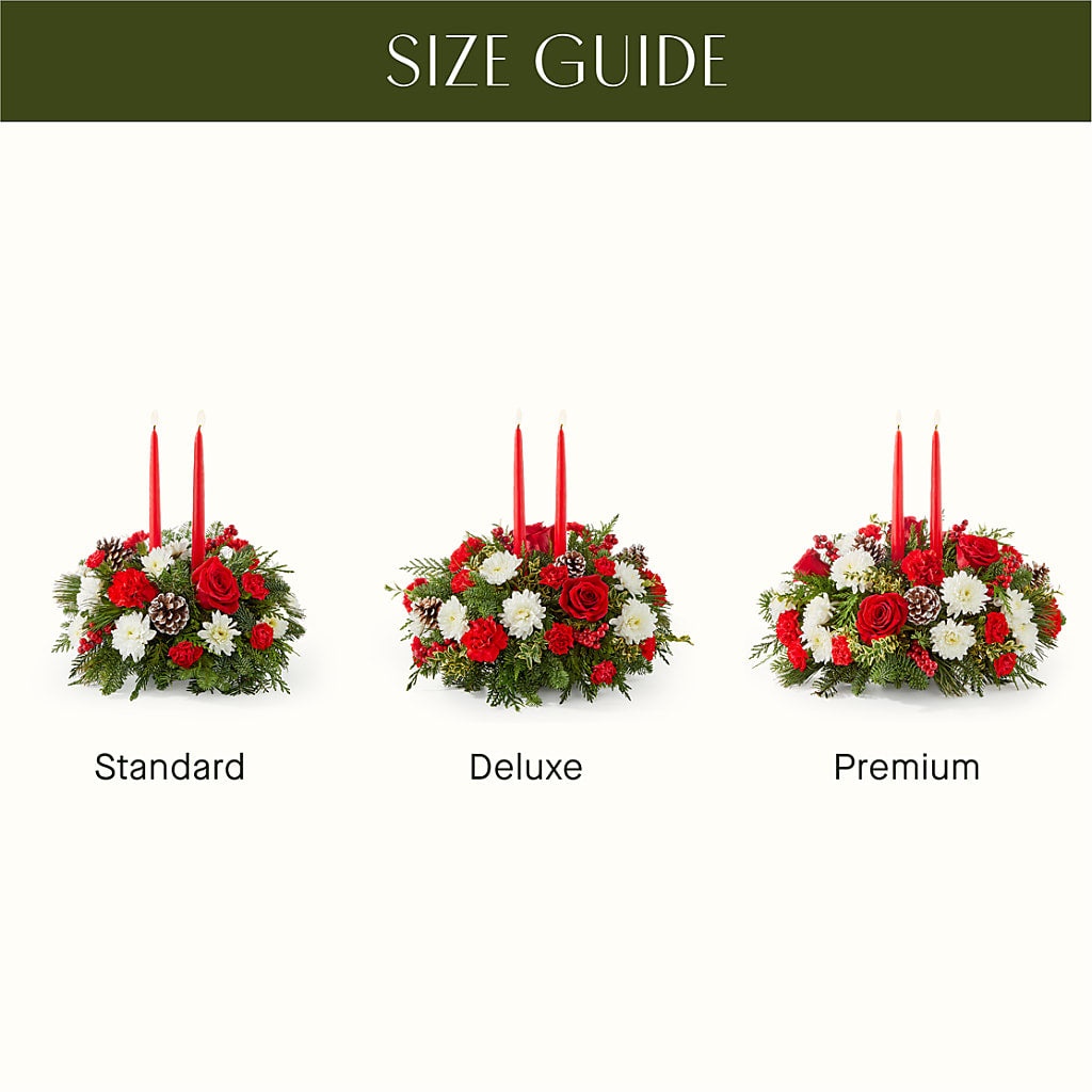 Holiday Soiree Centerpiece –  Buds N Bows, North Little Rock AR