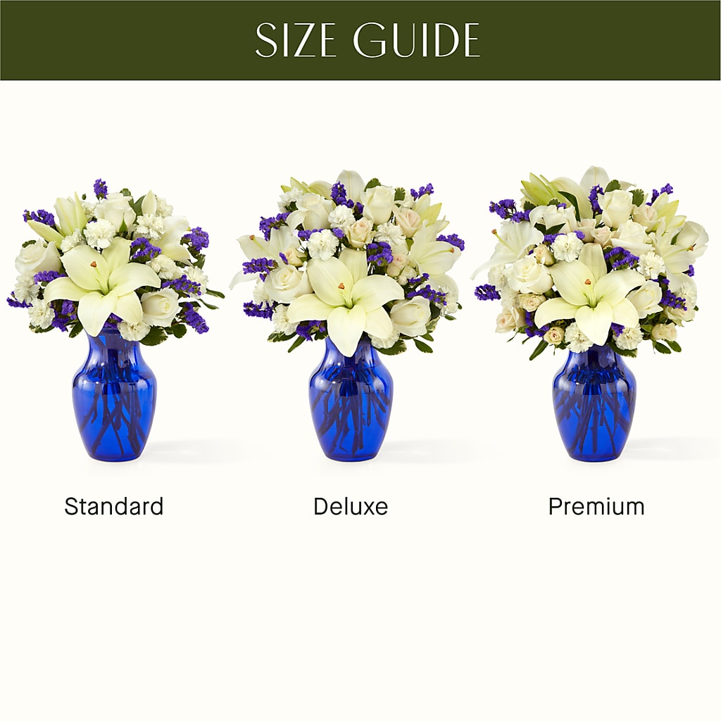 Sapphire Rush Bouquet –  Buds N Bows, North Little Rock AR