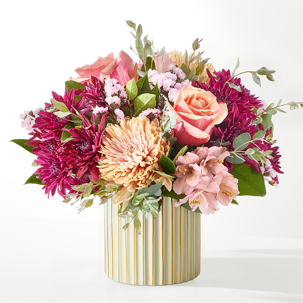 Berry Cobbler Bouquet with Ivory Vase –  Buds N Bows, North Little Rock AR
