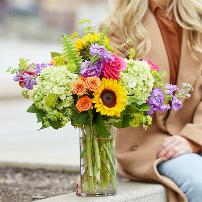 Vibrant Greetings Bouquet –  Buds N Bows, North Little Rock AR