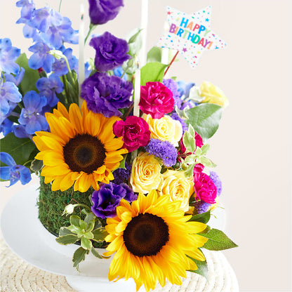 Star of the Day Floral Cake –  Buds N Bows, North Little Rock AR