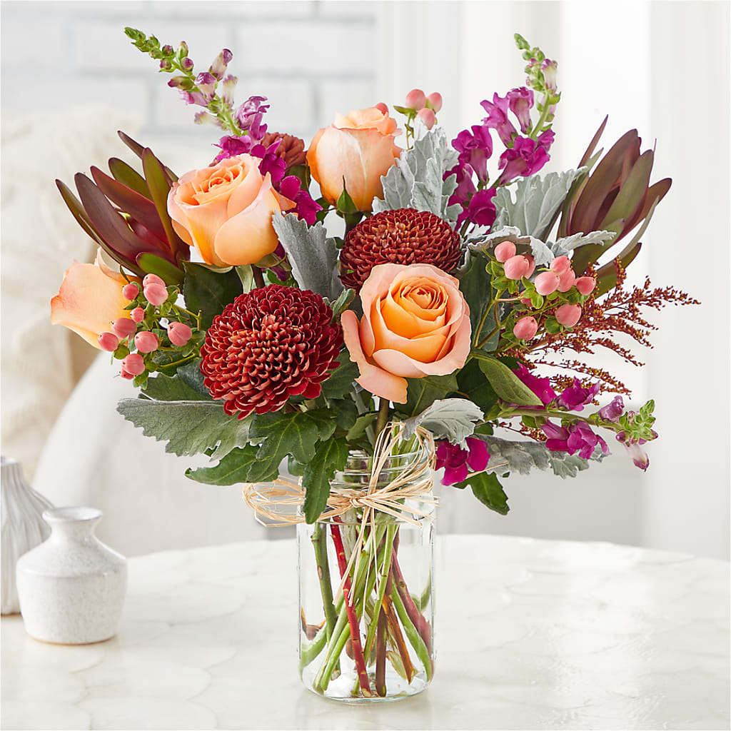 Moody Hues Bouquet –  Buds N Bows, North Little Rock AR
