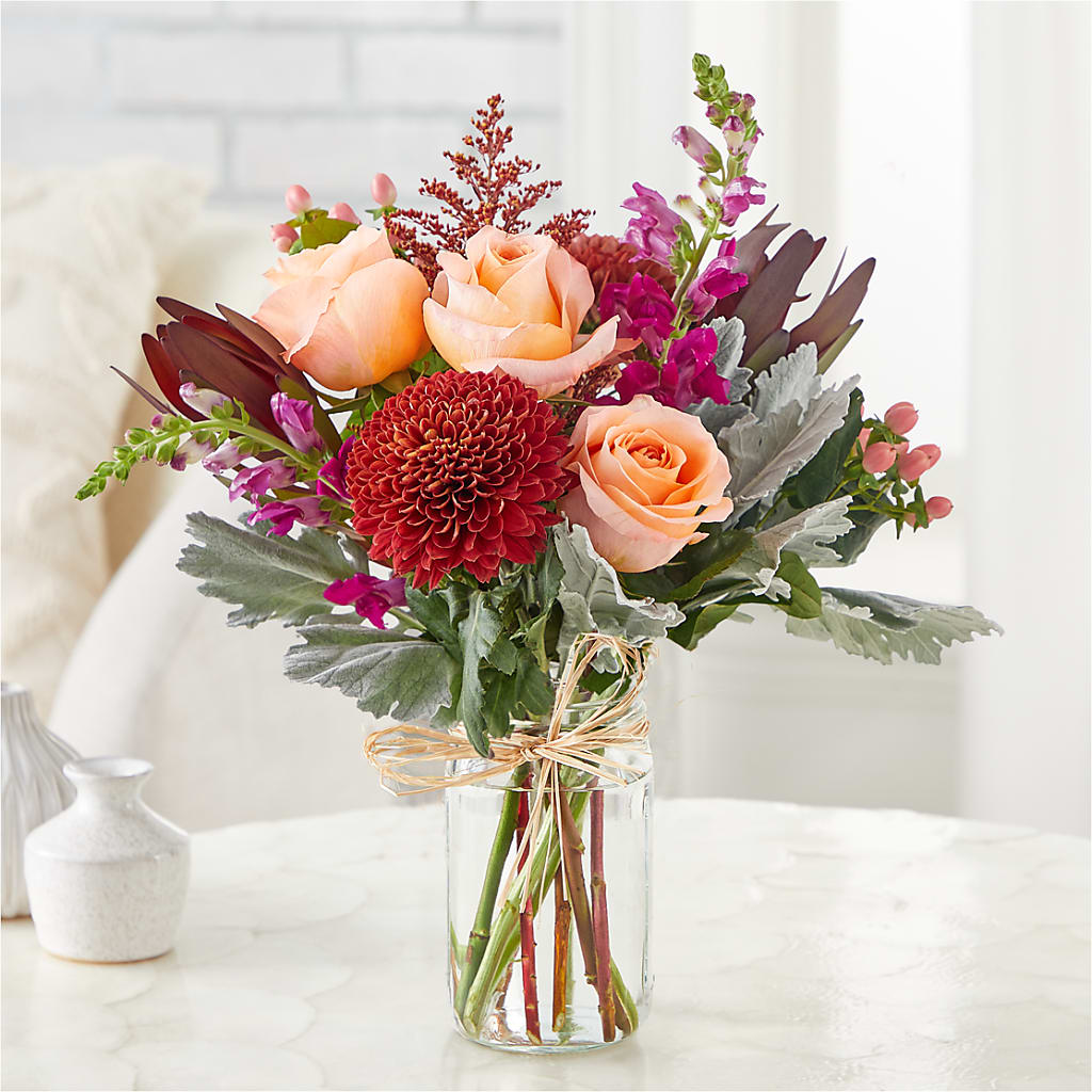 Moody Hues Bouquet –  Buds N Bows, North Little Rock AR