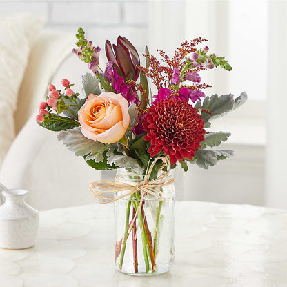 Moody Hues Bouquet –  Buds N Bows, North Little Rock AR