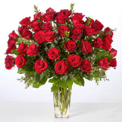 Forever Yours Fifty Stem Red Rose Bouquet –  Buds N Bows, North Little Rock AR