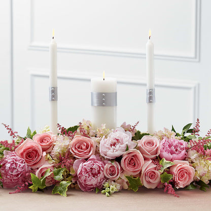 Worldwide Romance Unity Candle Arrangement –  Buds N Bows, North Little Rock AR