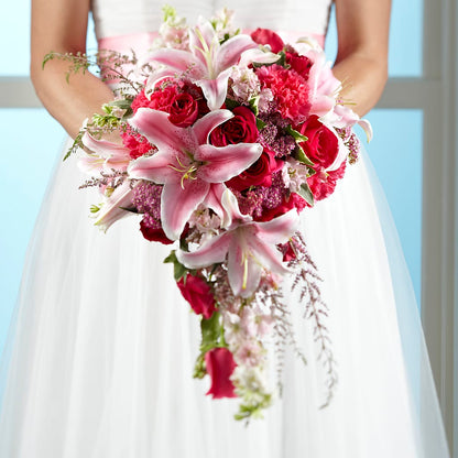 Lily & Rose Bouquet –  Buds N Bows, North Little Rock AR