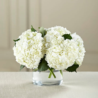 White Hydrangea Bouquet –  Buds N Bows, North Little Rock AR